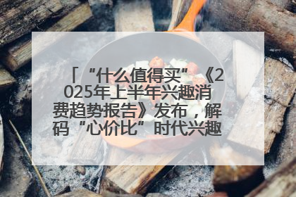 “什么值得买”《2025年上半年兴趣消费趋势报告》发布，解码“心价比”时代兴趣消费新范式