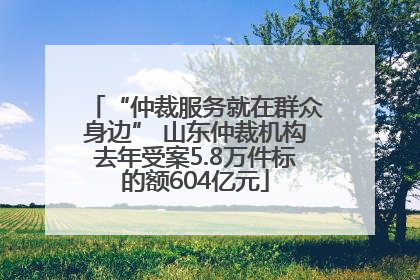 “仲裁服务就在群众身边” 山东仲裁机构去年受案5.8万件标的额604亿元