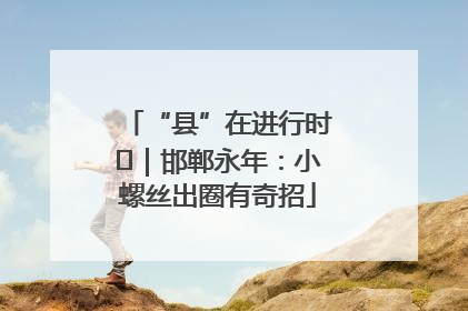 “县”在进行时⑬｜邯郸永年：小螺丝出圈有奇招