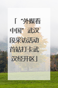 “外媒看中国”武汉段采访活动首站打卡武汉经开区