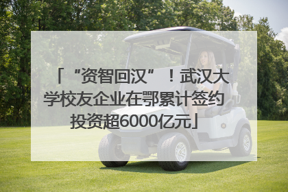 “资智回汉”！武汉大学校友企业在鄂累计签约投资超6000亿元