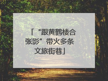 “跟黄鹤楼合张影”带火多条文旅街巷