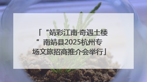 “靖彩江南·奇遇土楼”南靖县2025杭州专场文旅招商推介会举行