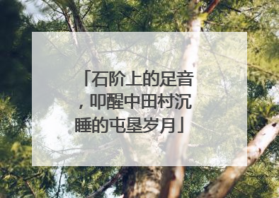 石阶上的足音，叩醒中田村沉睡的屯垦岁月