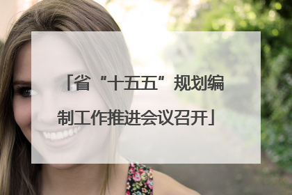 省“十五五”规划编制工作推进会议召开
