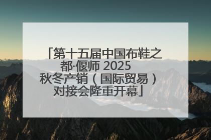 第十五届中国布鞋之都·偃师 2025 秋冬产销（国际贸易）对接会隆重开幕