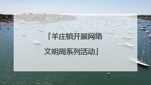 羊庄镇开展网络文明周系列活动