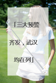 三大预警齐发，武汉均在列