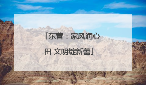 东营：家风润心田 文明绽新蕾