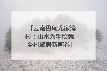 云南鲁甸尤家湾村：山水为墨绘就乡村旅居新画卷