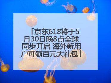 京东618将于5月30日晚8点全球同步开启 海外新用户可领百元大礼包