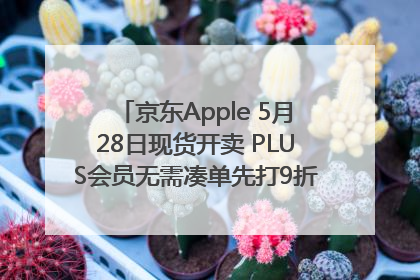 京东Apple 5月28日现货开卖 PLUS会员无需凑单先打9折再叠618优惠