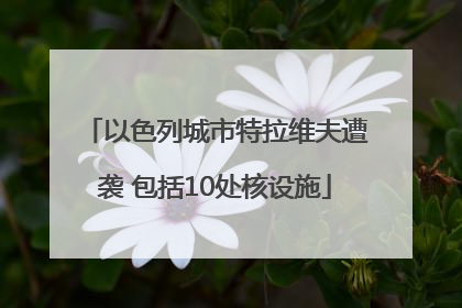 以色列城市特拉维夫遭袭 包括10处核设施