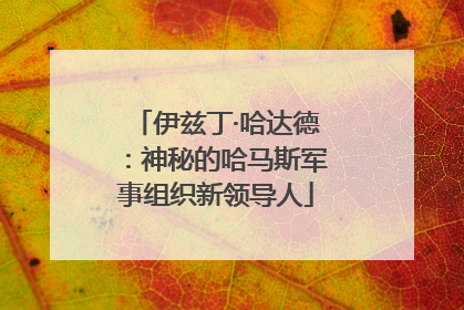 伊兹丁·哈达德：神秘的哈马斯军事组织新领导人