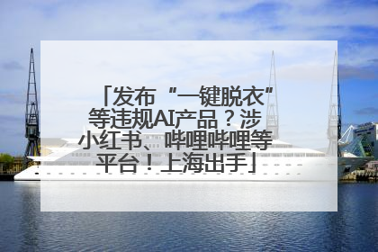 发布“一键脱衣”等违规AI产品？涉小红书、哔哩哔哩等平台！上海出手