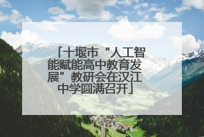 十堰市“人工智能赋能高中教育发展”教研会在汉江中学圆满召开