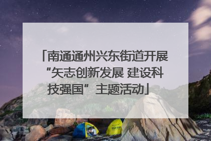 南通通州兴东街道开展“矢志创新发展 建设科技强国”主题活动