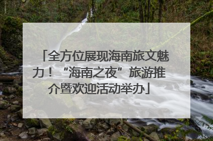 全方位展现海南旅文魅力！“海南之夜”旅游推介暨欢迎活动举办