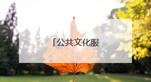 公共文化服务质量提升
