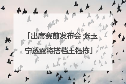 出席赛前发布会 张玉宁透露将搭档王钰栋