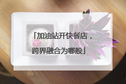 加油站开快餐店，跨界融合为哪般