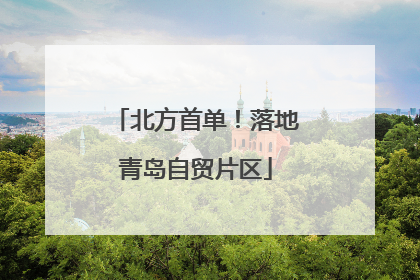 北方首单！落地青岛自贸片区