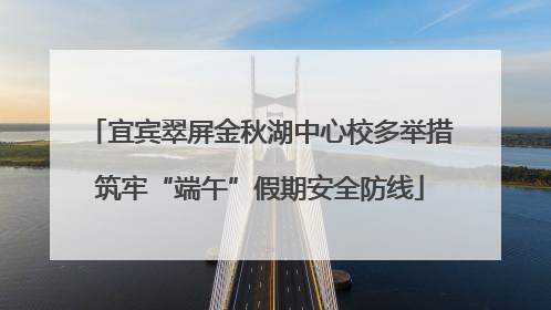 宜宾翠屏金秋湖中心校多举措筑牢“端午”假期安全防线