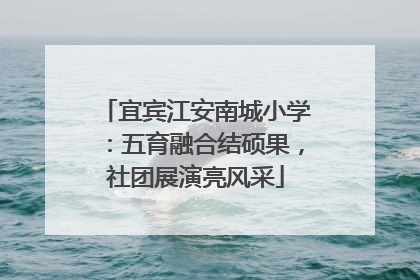宜宾江安南城小学：五育融合结硕果，社团展演亮风采