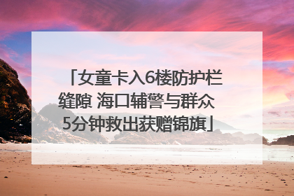 女童卡入6楼防护栏缝隙 海口辅警与群众5分钟救出获赠锦旗