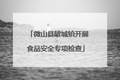 微山县驩城镇开展食品安全专项检查