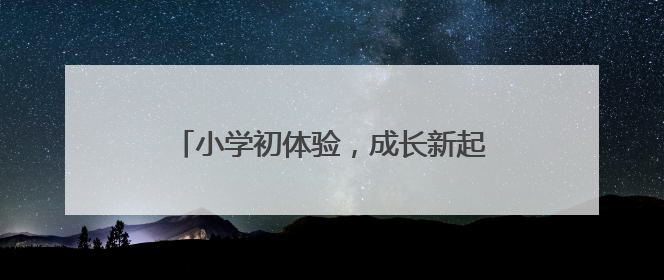 小学初体验，成长新起点 绵阳市盐亭县岐伯幼儿园开展参观小学活动