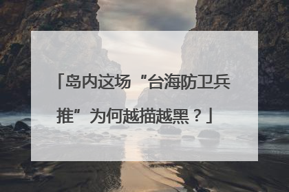 岛内这场“台海防卫兵推”为何越描越黑？