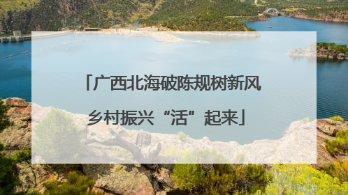 广西北海破陈规树新风 乡村振兴“活”起来