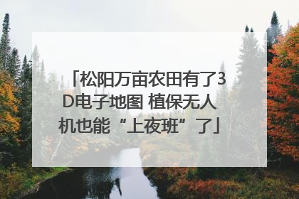 松阳万亩农田有了3D电子地图 植保无人机也能“上夜班”了