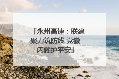 永州高速：联建聚力筑防线 党徽闪耀护平安