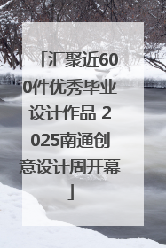 汇聚近600件优秀毕业设计作品 2025南通创意设计周开幕