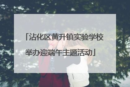 沾化区黄升镇实验学校举办迎端午主题活动
