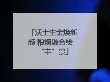 沃土生金焕新颜 粮烟融合绘“丰”景
