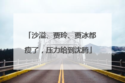 沙溢、贾玲、贾冰都瘦了，压力给到沈腾