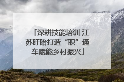 深耕技能培训 江苏盱眙打造“职”通车赋能乡村振兴