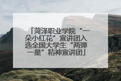 菏泽职业学院“一朵小红花”宣讲团入选全国大学生“两弹一星”精神宣讲团