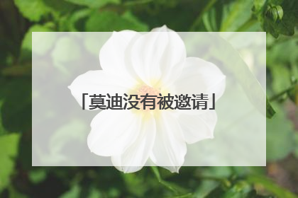莫迪没有被邀请