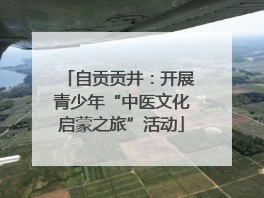 自贡贡井：开展青少年“中医文化启蒙之旅”活动