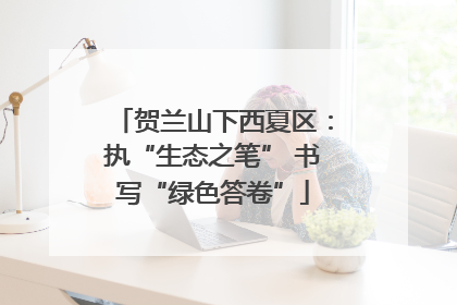 贺兰山下西夏区：执“生态之笔” 书写“绿色答卷”