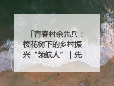 青春村余先兵：樱花树下的乡村振兴“领航人”｜先锋引领⑪