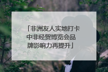 非洲友人实地打卡 中非经贸博览会品牌影响力再提升
