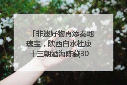 非遗好物再添秦地瑰宝，陕西白水杜康十三朝酒海陈藏30年别具一格