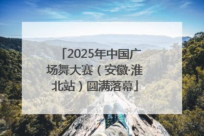 2025年中国广场舞大赛（安徽·淮北站）圆满落幕